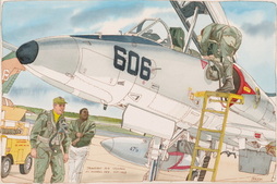 TRANSIENT A-4 SKYHAWK AT ANDREWS A